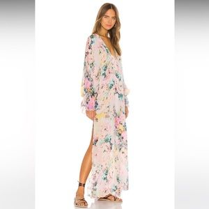 Hemant and Nandita Pastel Print Caftan